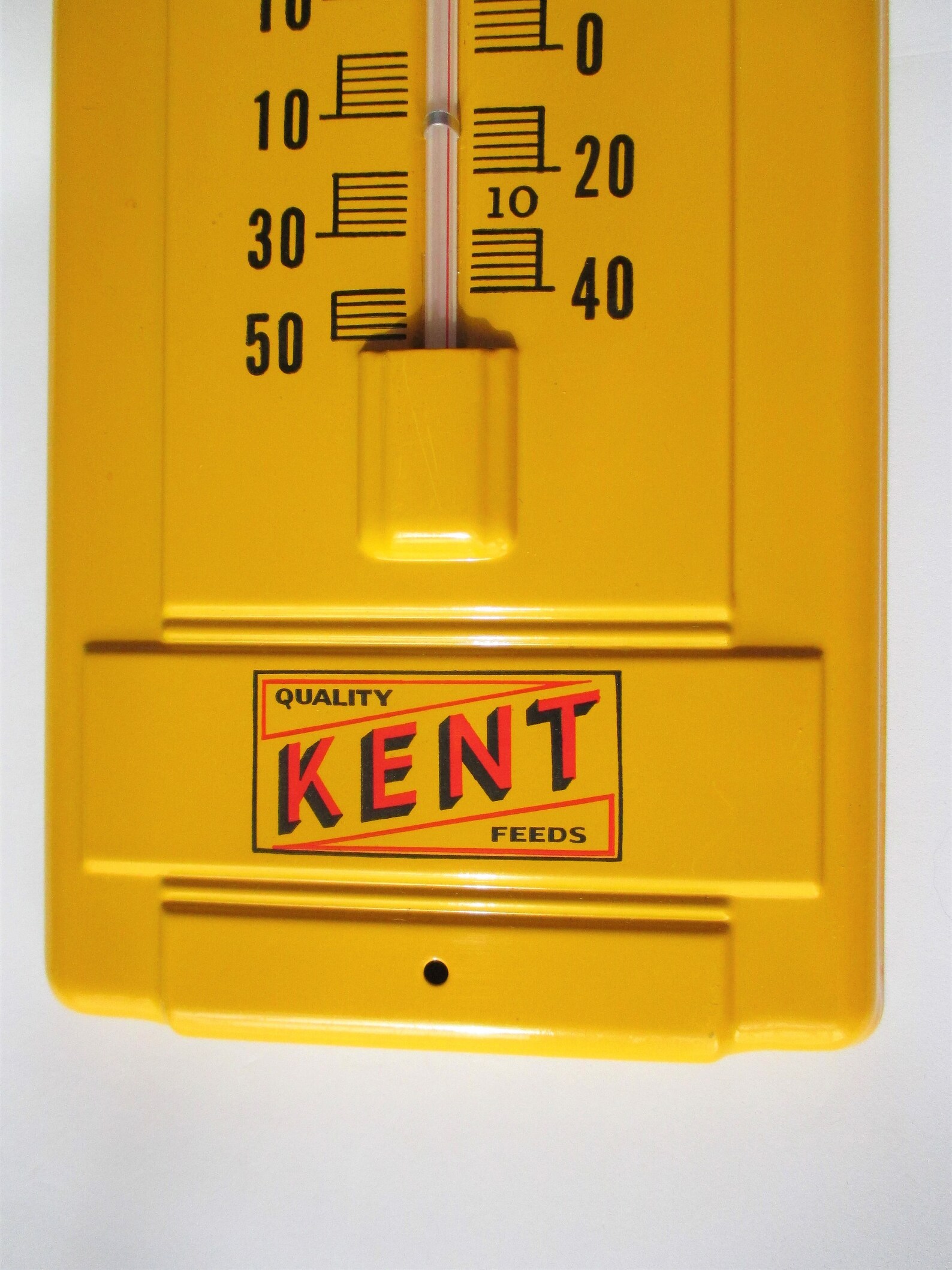 NOS Vintage Kent Feeds Thermometer 14 Inch Metal Farm Etsy