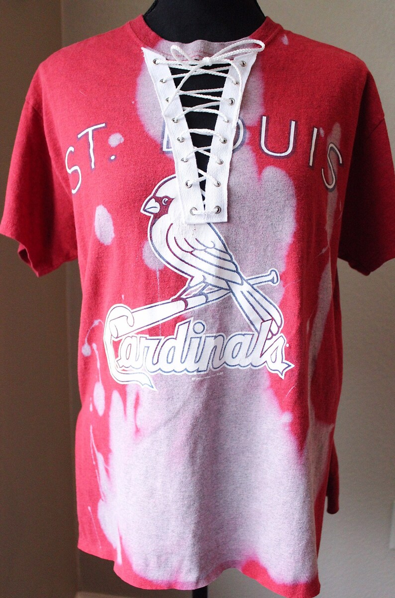 pink st louis cardinals shirt