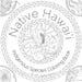 Native Hawaii Coloring Book 