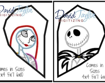 Nightmare Before Christmas Embroidery Etsy