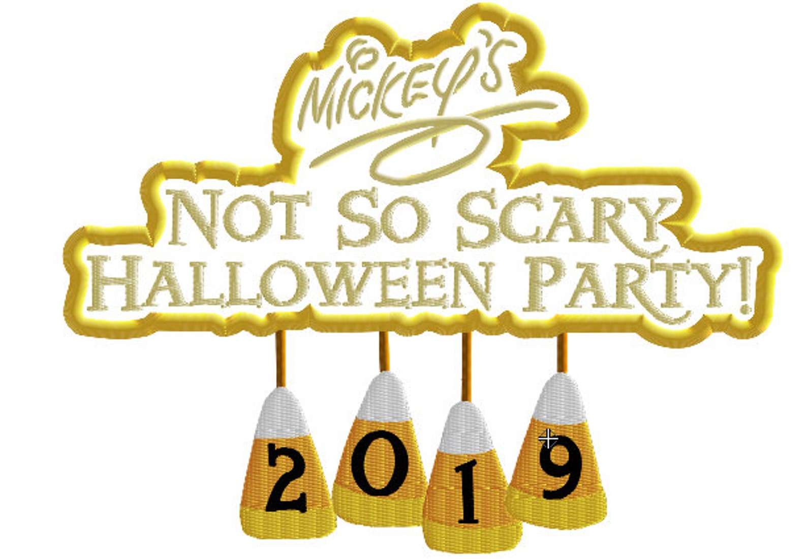 Mickey's Not so Scary Halloween Party 2019 2 Versions - Etsy