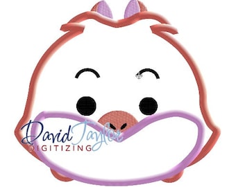 Tsum Tsum Cheshire Cat - Embroidery Machine Design - Applique - 3 sizes - Instant Download - David Taylor Digitizing