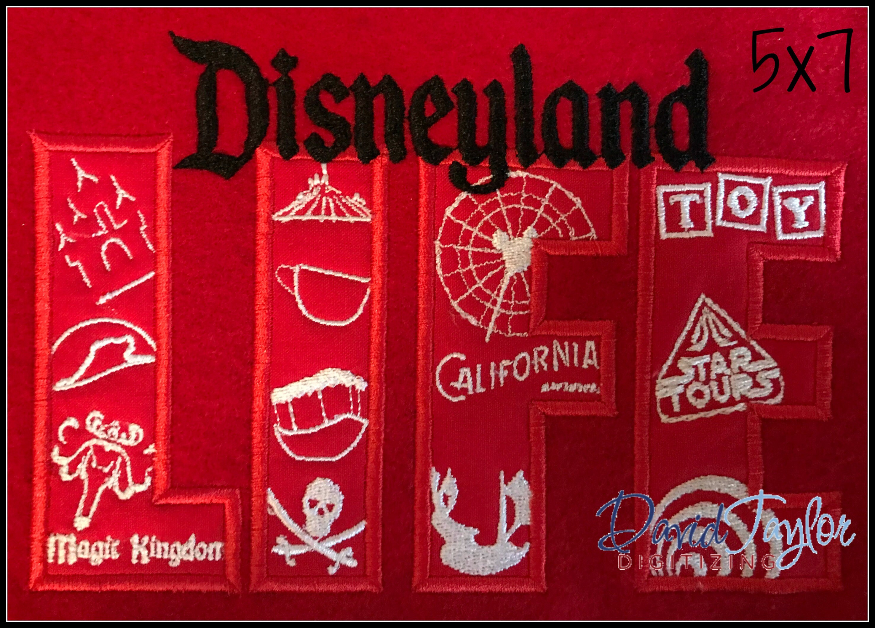 Disneyland LIFE Rides California Adventure Magic Kingdom Etsy