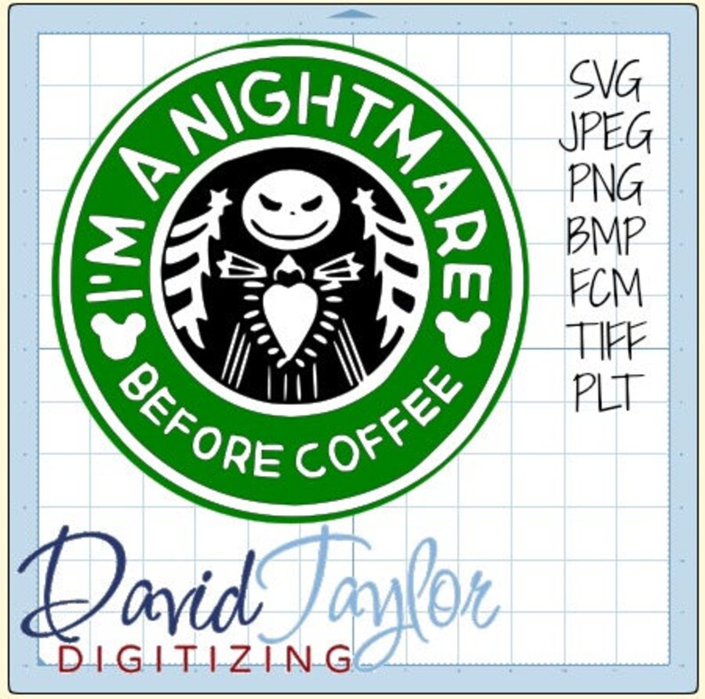 Free Free 283 Nightmare Before Christmas Coffee Svg SVG PNG EPS DXF File