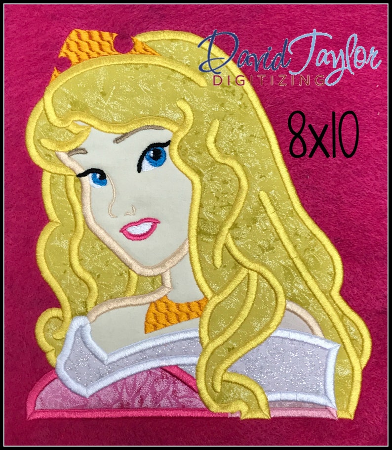 Princess Aurora Embroidery Design 4x4 5x7 6x10 7x10 8x10 9 | Etsy