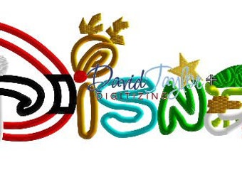 1 dollar design on our website***Disney Christmas Holiday - Embroidery Machine Design-Applique - Instant Download - David Taylor Digitizing