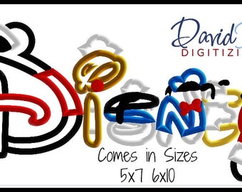 1 dollar design on website DCL Disney Cruise Line Applique Design 5x7 6x10 in 9 formats-Instant Download-DTDigitizing Ship Sailor Nautical