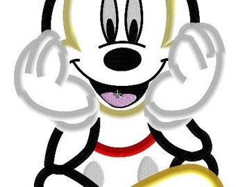 1 dollar design on our website***Mickey Mouse - Embroidery Machine Design - Applique - Instant Download - David Taylor Digitizing