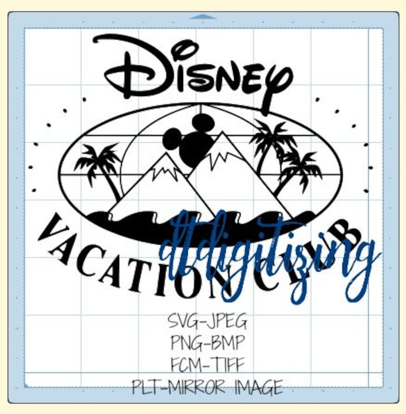 Download SVG Cutting Machine DVC Disney Vacation Clubsvg png bmp | Etsy