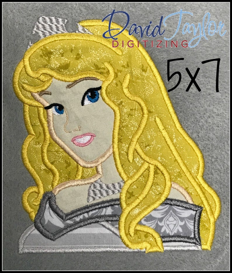 Princess Aurora Embroidery Design 4x4 5x7 6x10 7x10 8x10 9 | Etsy