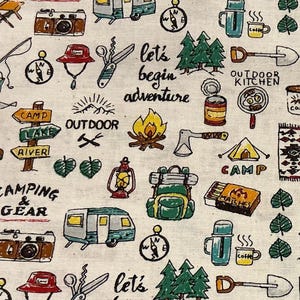 Camping Outdoors Lightweight cotton fabric