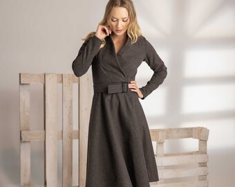 latest woollen dresses