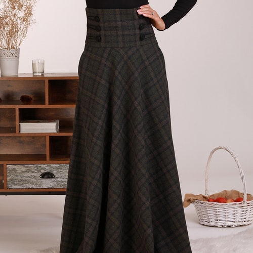 long wool skirt 3xl