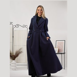 Ankle Length Coat Etsy UK