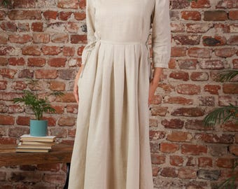 short sleeve cotton maxi dress Making My Way Home Cotton Blue Stripe Short Sleeve Maxi Dress