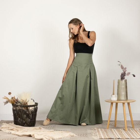【PORTERNA】Day sage long skirt PORTERNA】Day sage long skirt (PORTERNA/スカート) 98467594