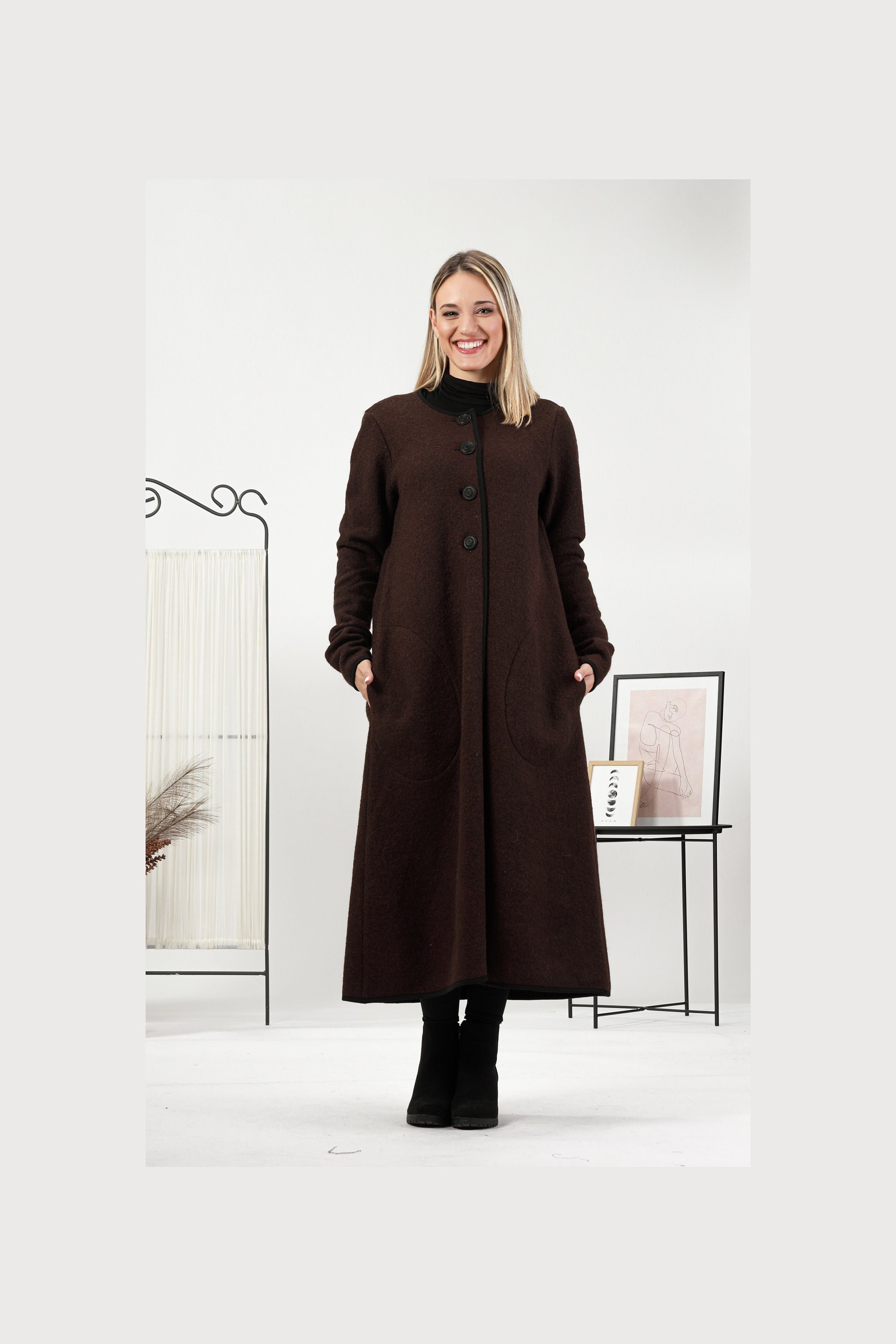 Long top dressy cardigan
