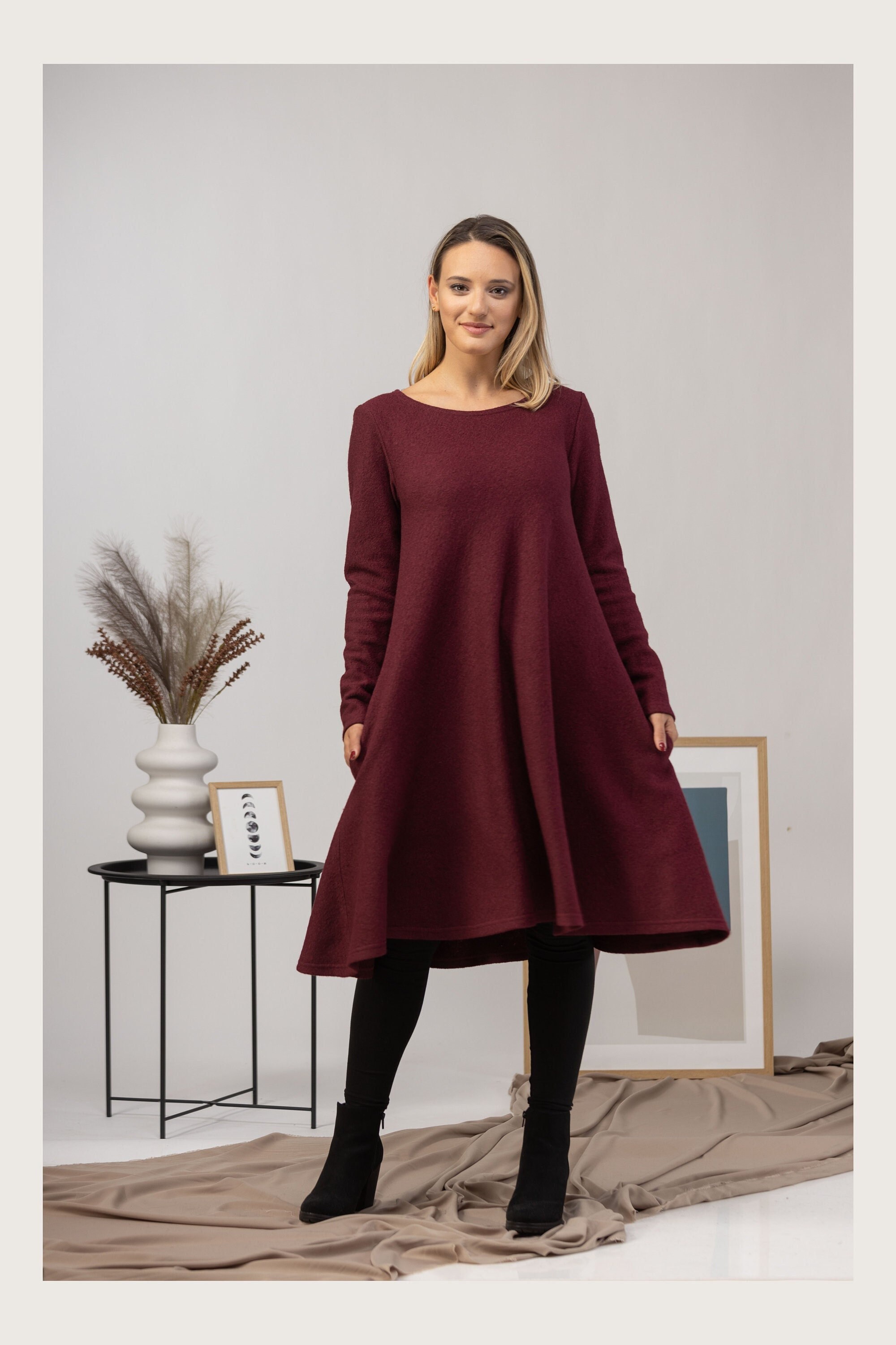 Casual Winter Dress - Etsy