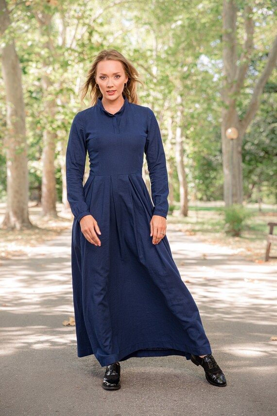 modest linen dresses