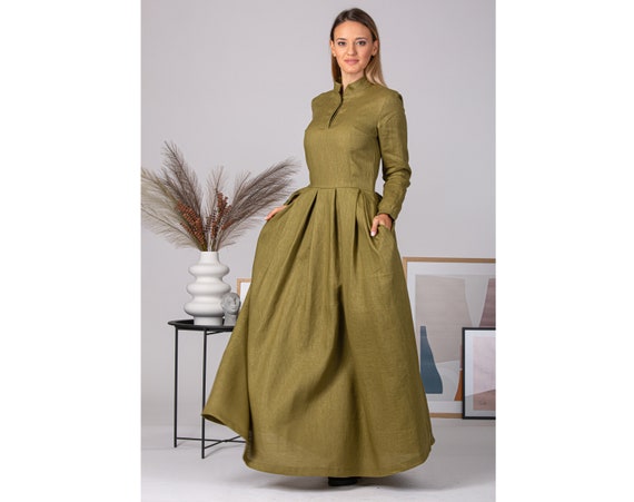 Robe Victorienne Servante Avec Bonnet Et Tablier - Style Prairie, Fleuri, Manches Longues - Costume Cosplay, Fête, Halloween