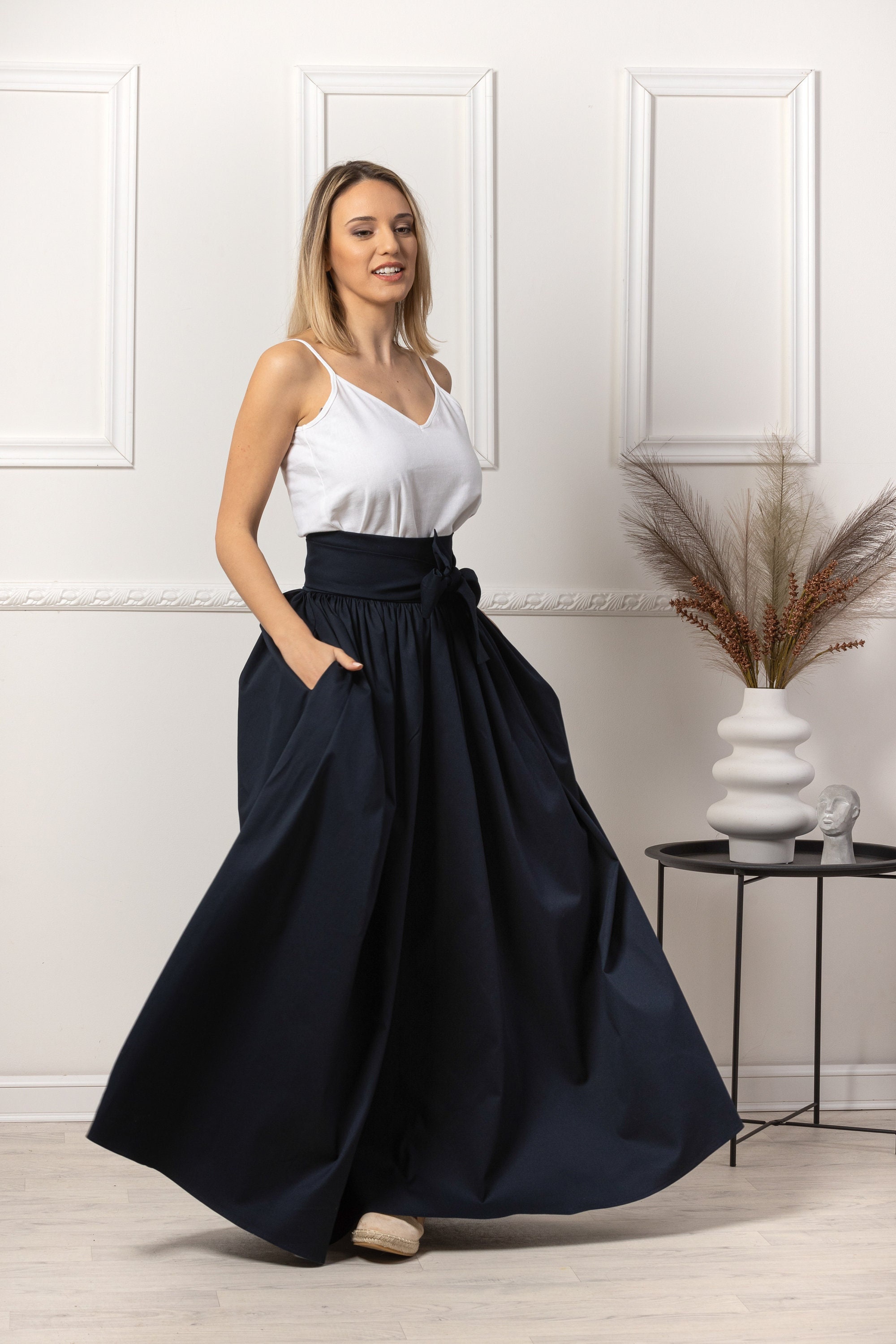 Evening skirts full length hot sale