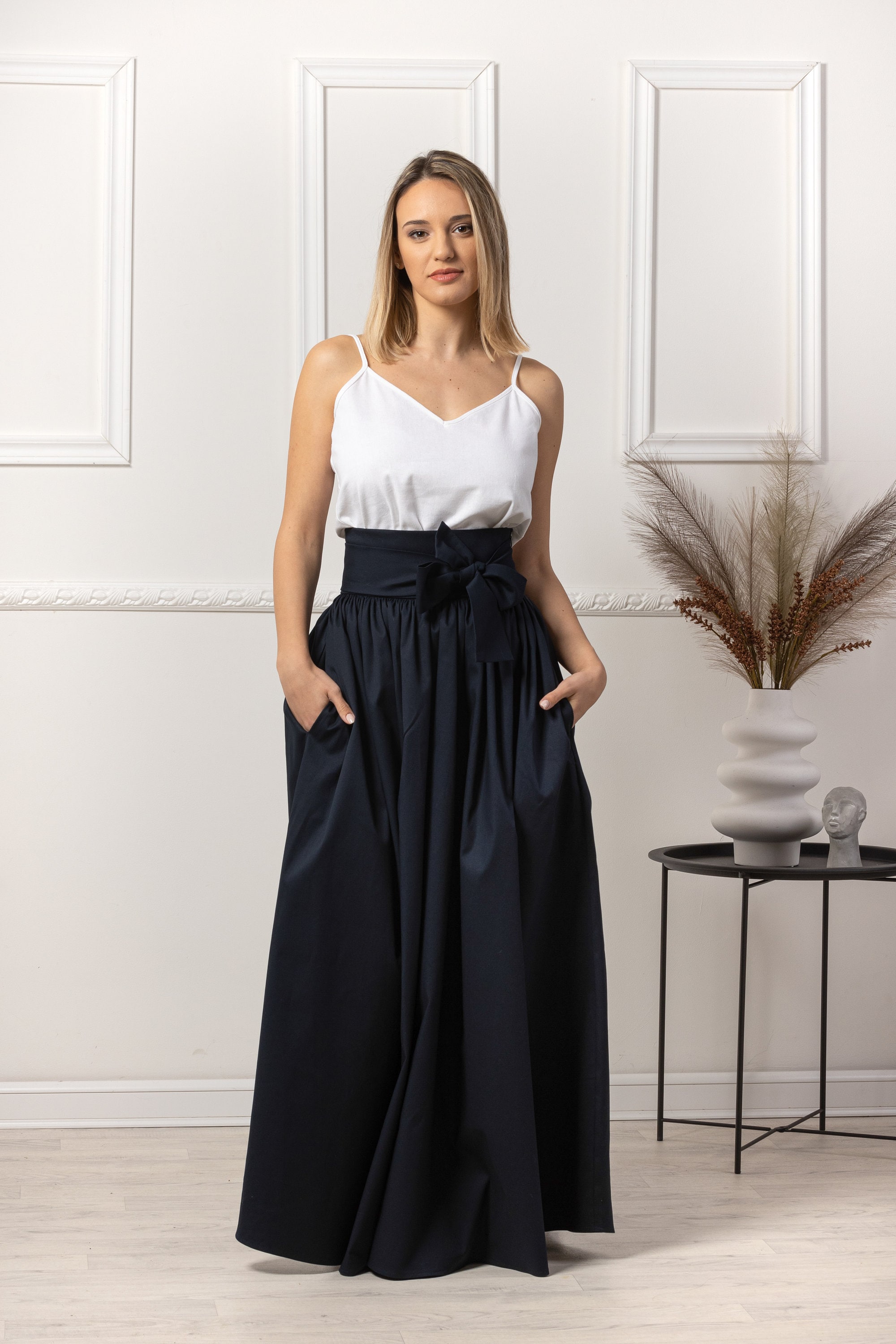 Maxi Victorian Full Circle Skirt High Waisted Elegant Dark - Etsy Singapore