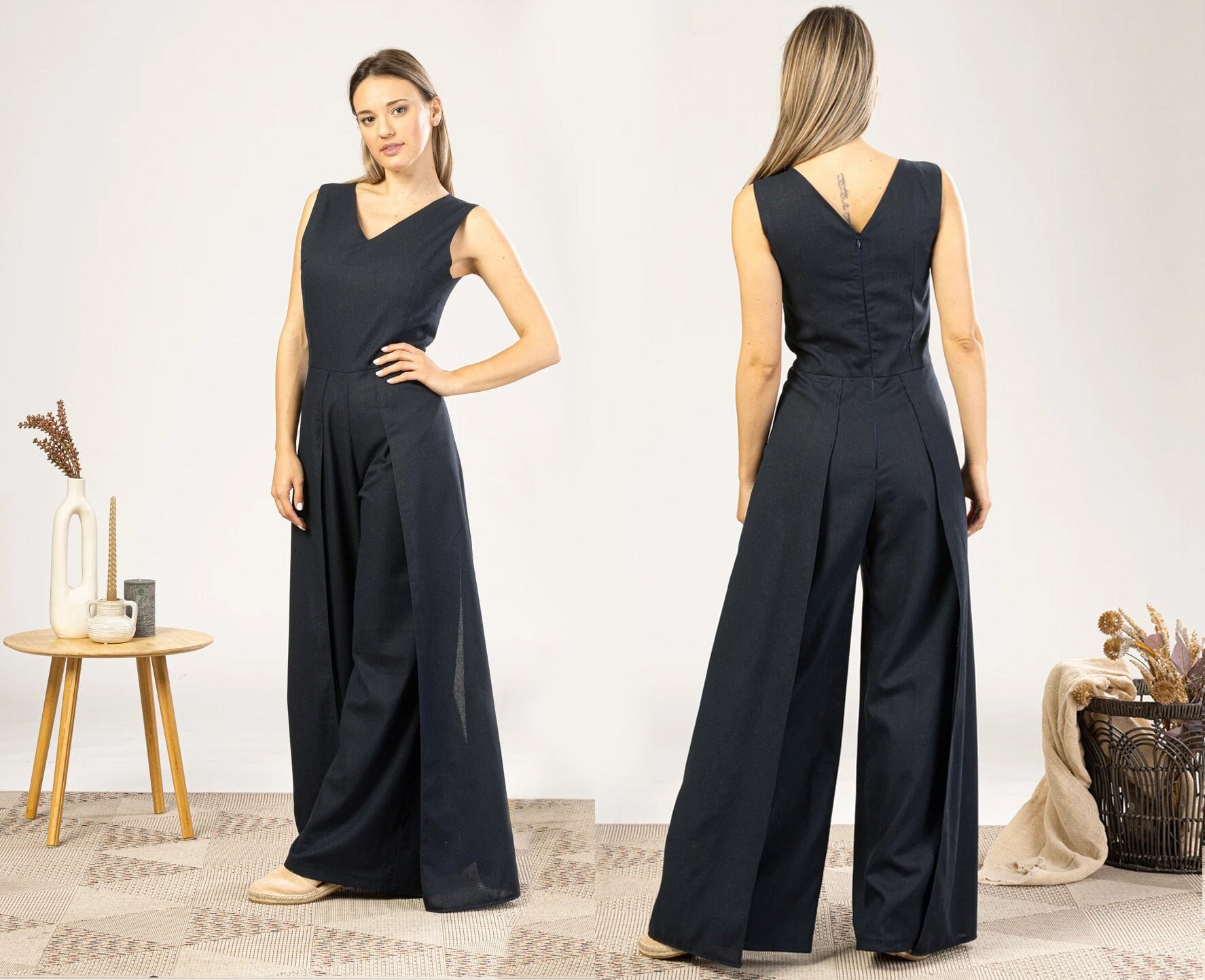 Flowy Overalls Etsy