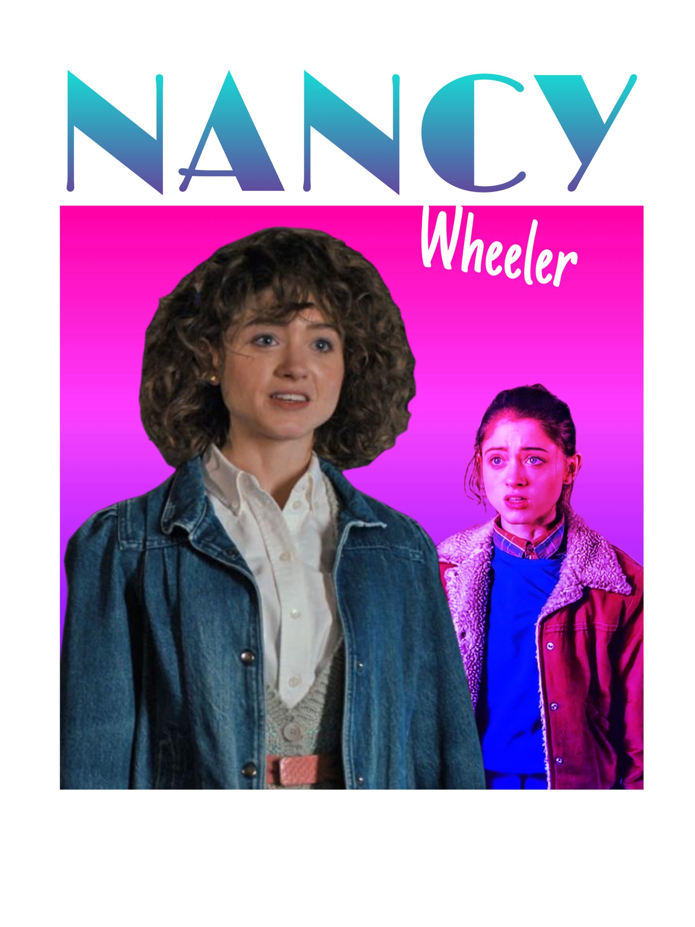 Retro Natalia Dyer (Nancy Wheeler) Shirt