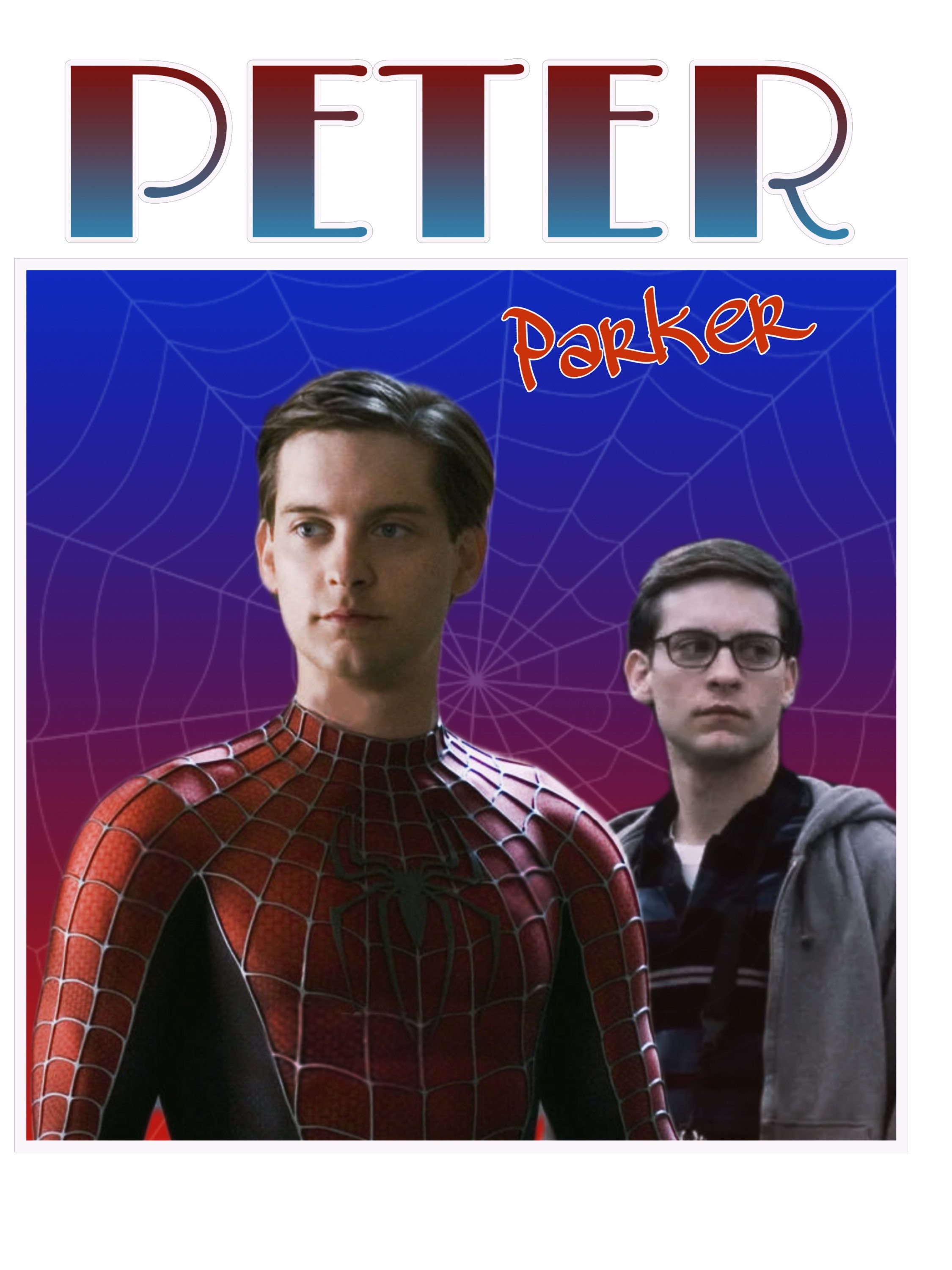 Retro inspired Tobey Maguire    (Peter Parker )