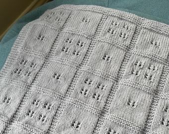Knitting Pattern Bundle ~ 4 Baby Blanket Patterns ~ Using DK Yarn ...