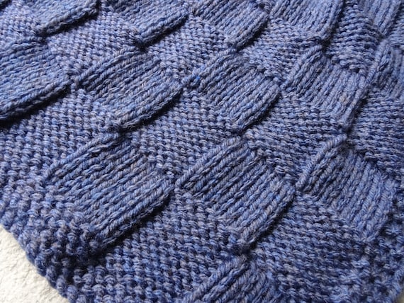 Baby Blanket Easy Knitting Pattern Chunky Or Super Chunky Squares Baby Blanket Easy Knitting Pattern Chunky Or Super Chunky Squares