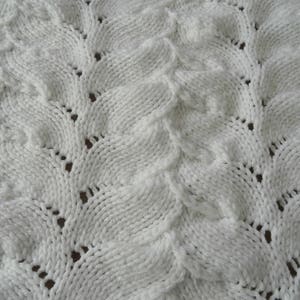 Knitting Pattern Chunky Baby Blanket Snowdrift - Etsy