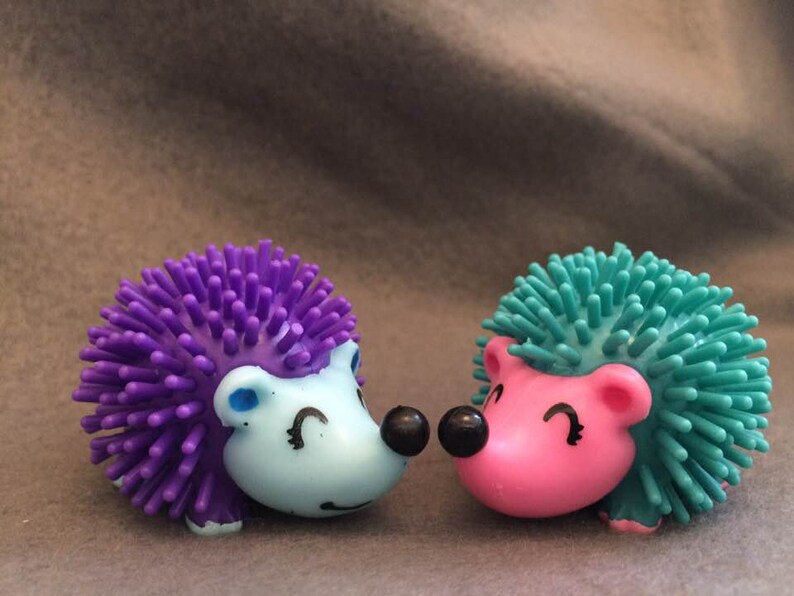 2 Hedgehog Toy Etsy
