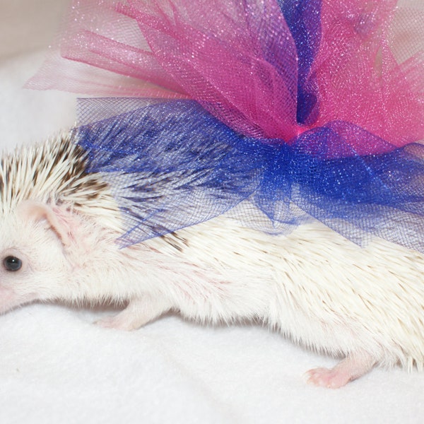 Hedgehog (Small Animal) Tutu with Quick release (you choose 2 colors)