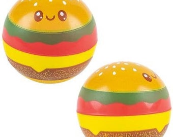 1.75"  Hedgehog Hamburger Toy ball