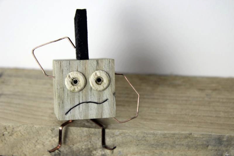 Objet de Décoration Neela en Bois Palette Recyclé