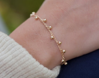 charm bracelet 16K gold filled