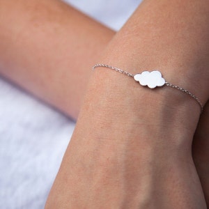 Cloud Bracelet - Sterling Silver or Gold Fill