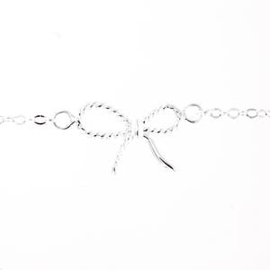 Knot bracelet in sterling silver or plated gold image 4