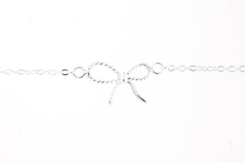 Knot bracelet in sterling silver or plated gold image 4