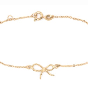 Knot bracelet in sterling silver or plated gold Plaqué or/Gold fill