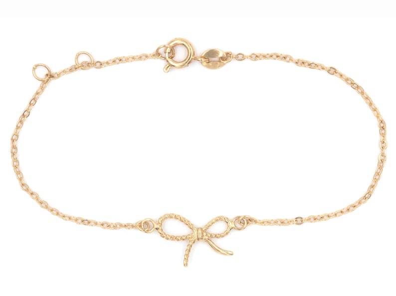 Knot bracelet in sterling silver or plated gold Plaqué or/Gold fill