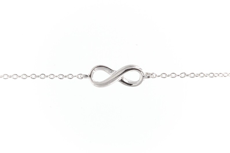 Infinity Symbol Connectors Links Necklace Earrings Bracelets 16K gold Silver #16