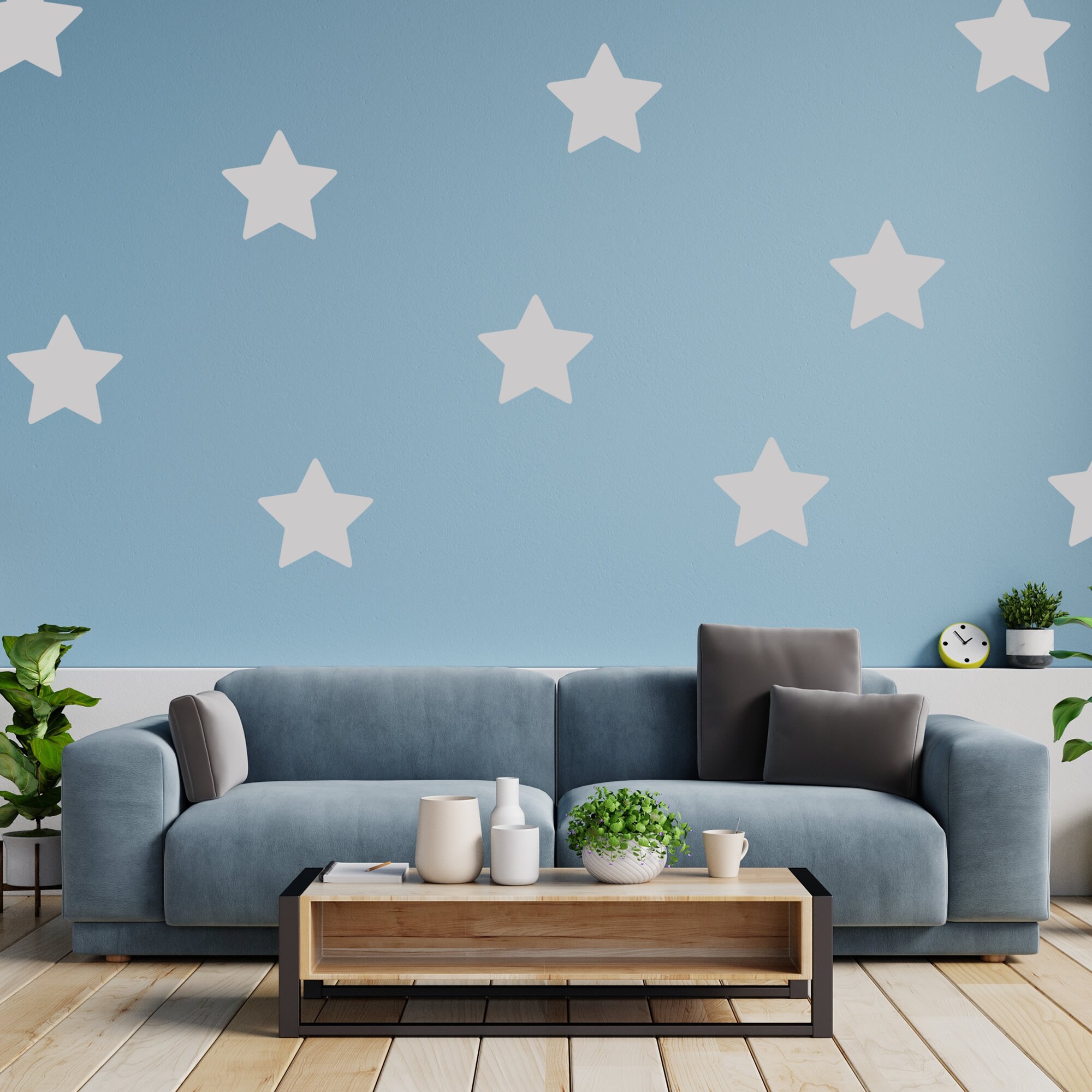 Stencil Revolution Rounded Star Stencil Template for Walls and