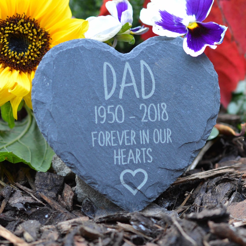 Memorial Plaque Personalised Engraved Grave Stone Slate Etsy UK