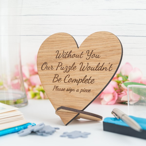 Cœur personnalisé - Signe de mariage en bois, Plaque personnalisée, Formulation personnalisée, Signes en forme de cœur d’amour, Noms de table Signalisation buffet de bonbons