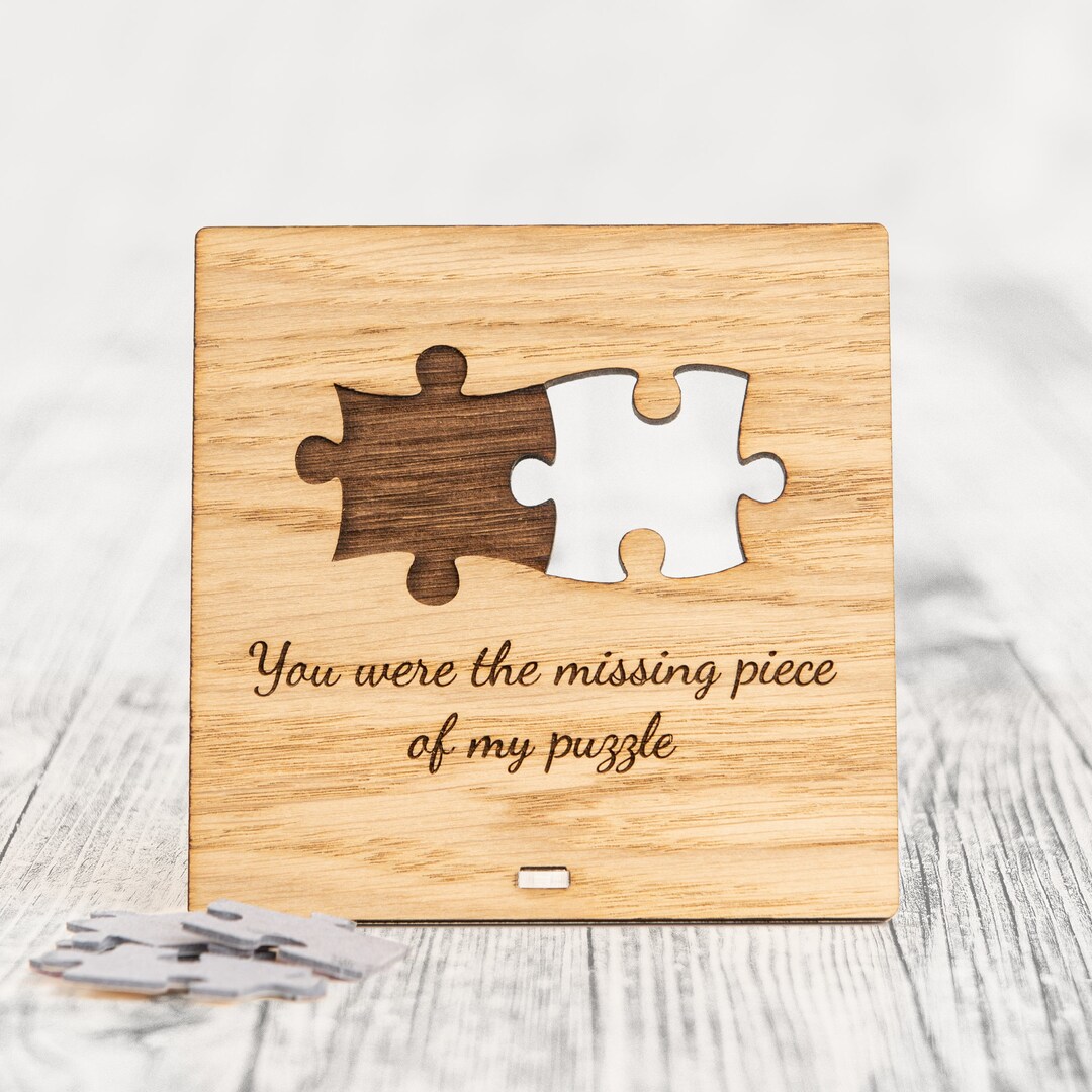 Ivory Puzzle Piece Plaque