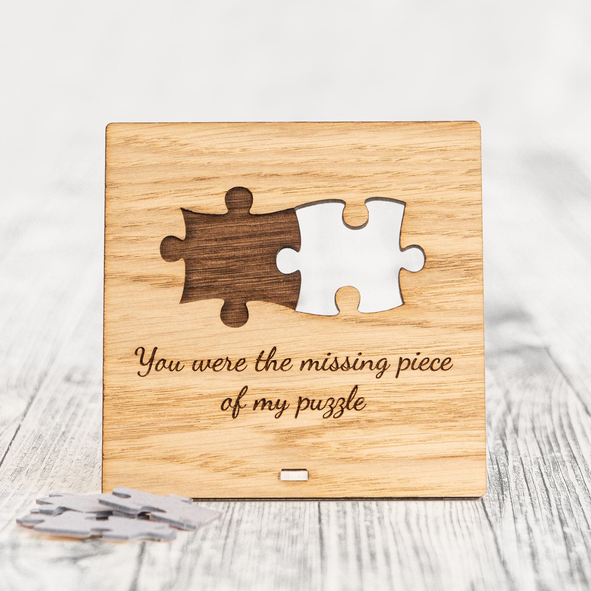 Piece of My Heart Acrylic Puzzle Plaque