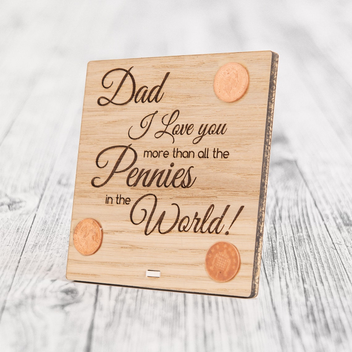 Cute Fathers Day Plaque Gift Present From Son Daughter Etsy