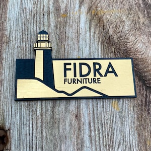 Self Adhesive Metal Furniture Tags - For Professional Cabinet Makers - Custom Personalised Metallic Engraved Plaques Signs